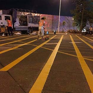 哈爾濱熱熔劃線(xiàn)施工 市政路面施工